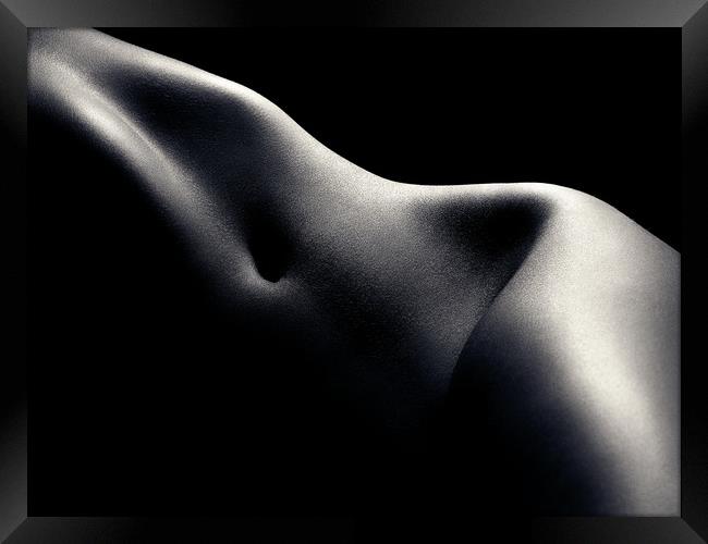 Nude woman bodyscape 52 Framed Print by Johan Swanepoel