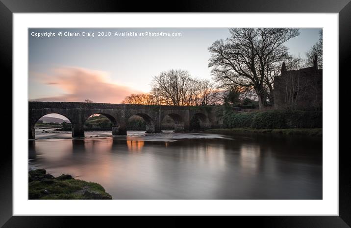 Last of the winter light Framed Mounted Print by Ciaran Craig
