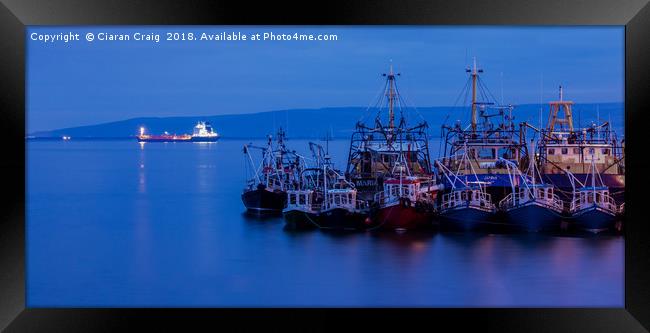 Ships that pass in the night  Framed Print by Ciaran Craig