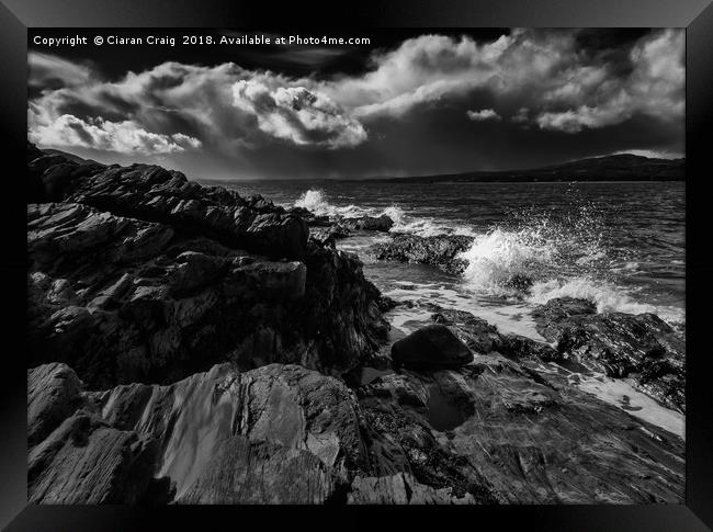 Storms Coming  Framed Print by Ciaran Craig