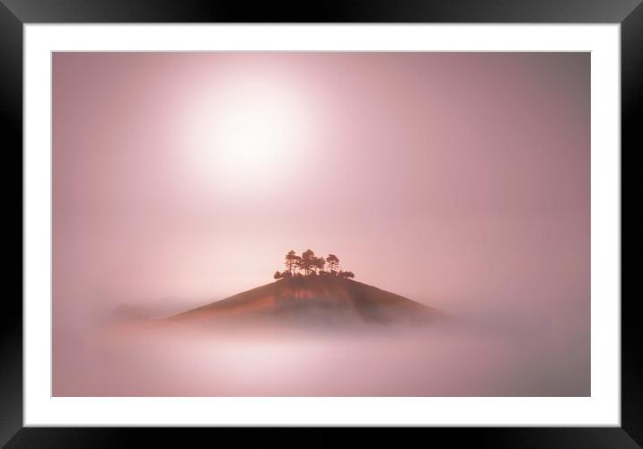 Rose Gold Mists Framed Mounted Print by David Neighbour