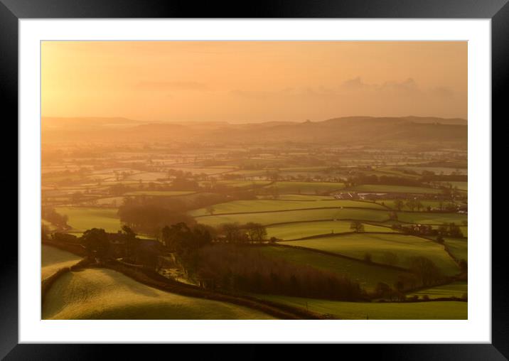 Early Morning Light Framed Mounted Print by David Neighbour
