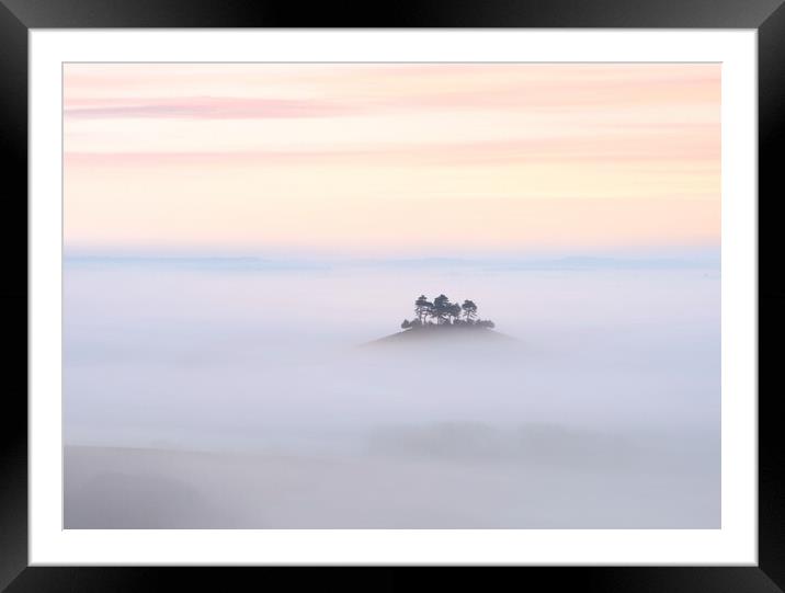 A Tranquil Moment Before Sunrise Framed Mounted Print by David Neighbour