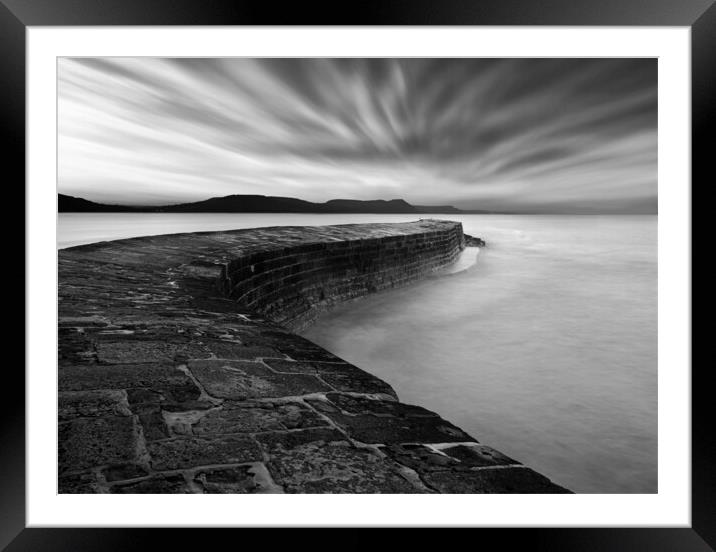 Cobb Black and White Framed Mounted Print by David Neighbour