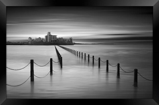 Weston Black and White Framed Print by David Neighbour
