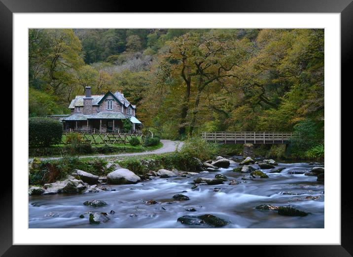 Watersmeet House Framed Mounted Print by David Neighbour