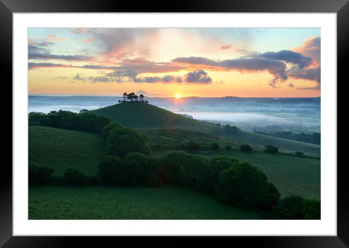 Colmer's Summer Sunrise Framed Mounted Print by David Neighbour
