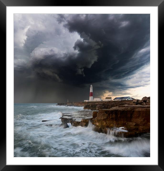 Any Portland in a Storm Framed Mounted Print by David Neighbour