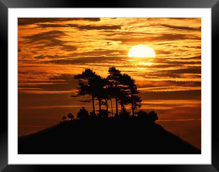 Colmer's Sun Framed Mounted Print by David Neighbour
