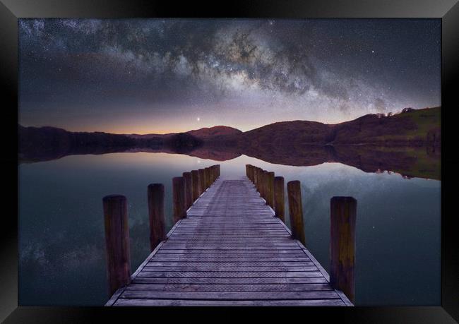 Coniston Nights Framed Print by David Neighbour