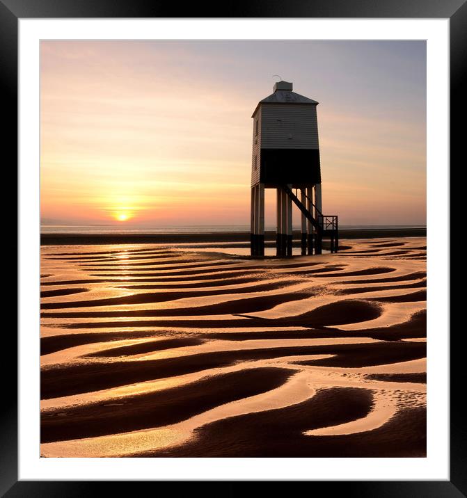 Burnham Lighthouse Framed Mounted Print by David Neighbour