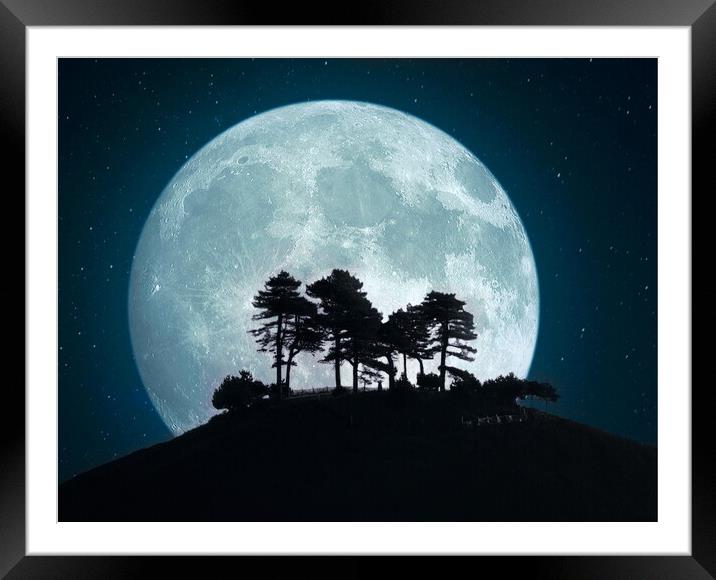 Colmer's Blue Moon Framed Mounted Print by David Neighbour