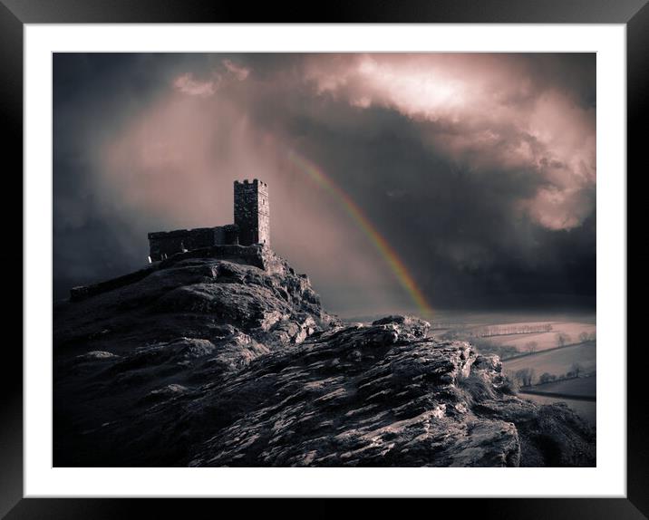 The Church in the Clouds Framed Mounted Print by David Neighbour