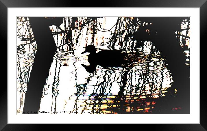                     Pop Art Ducks Framed Mounted Print by Matthew Balls