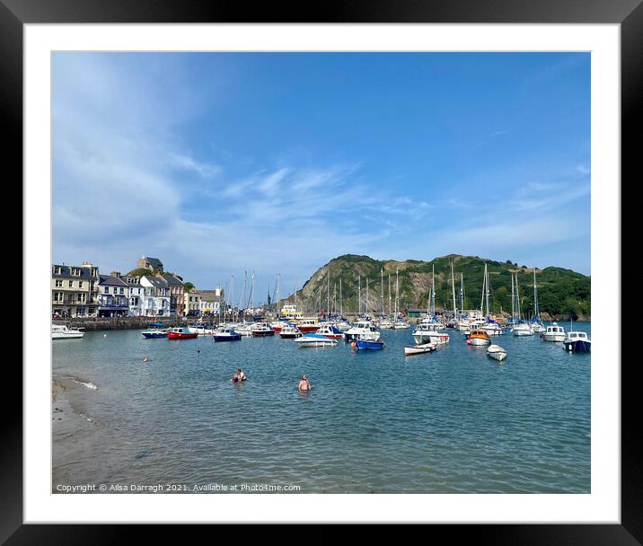 Ilfracombe Harbour, Devon Framed Mounted Print by Ailsa Darragh