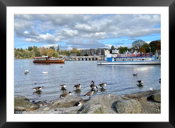 Bowness-on-Windermere  Framed Mounted Print by Ailsa Darragh