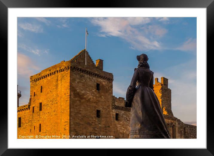 Linlithgow Palace Framed Mounted Print by Douglas Milne