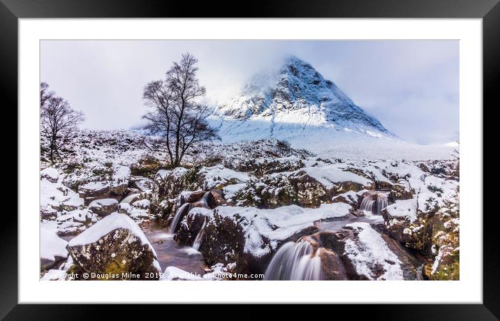 Buachaille Etive Mor Framed Mounted Print by Douglas Milne