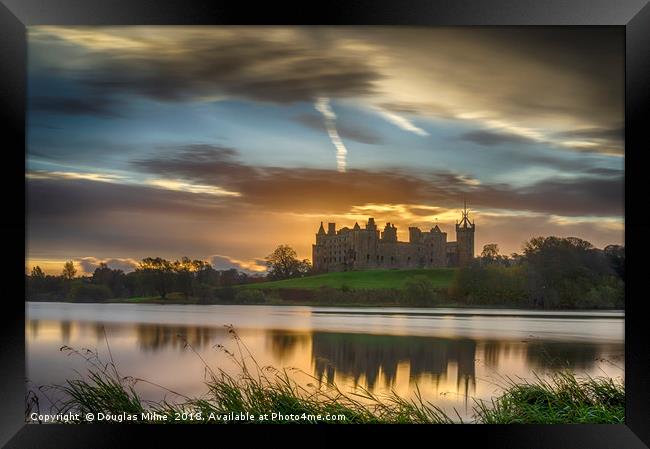 Linlithgow Palace Sunrise Framed Print by Douglas Milne