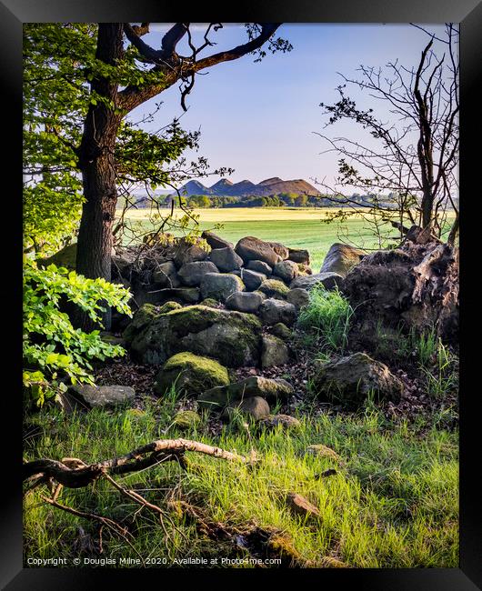 The Five Sisters, West Lothian Framed Print by Douglas Milne