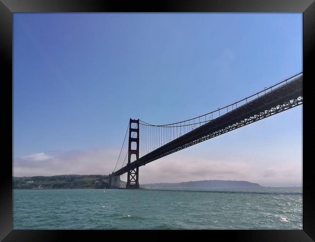 Golden Gate Bridge Framed Print by Tom Baughen