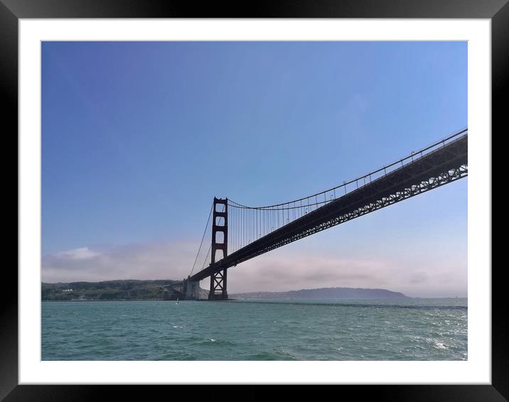 Golden Gate Bridge Framed Mounted Print by Tom Baughen