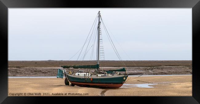High and dry Framed Print by Clive Wells