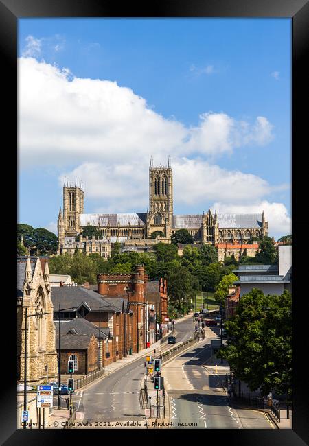 Towards the Cathedral Framed Print by Clive Wells