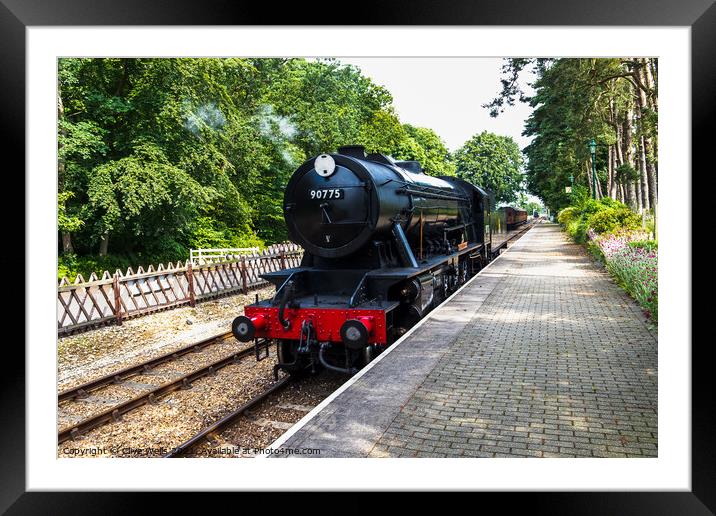 North Norfolk Railway Framed Mounted Print by Clive Wells