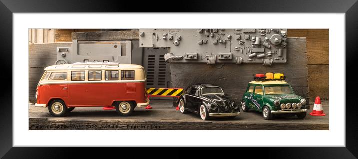 Car collection Framed Mounted Print by Clive Wells
