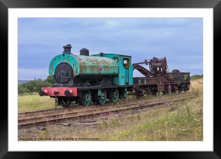 Train No.10 Framed Mounted Print by Clive Wells