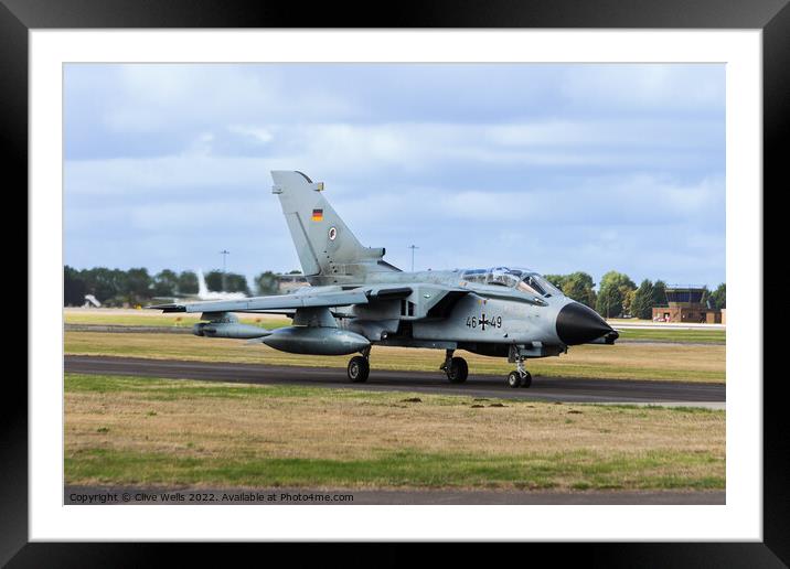 German Tornado Framed Mounted Print by Clive Wells