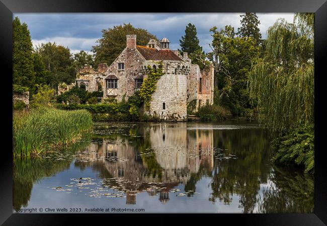 Buautiful reflections Framed Print by Clive Wells