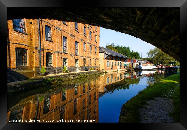 Under the Bridge Framed Print by Clive Wells