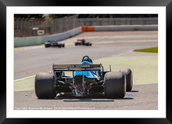 Ligier JS11/15 Circuit de Catalunya Framed Mounted Print by Lenscraft Images