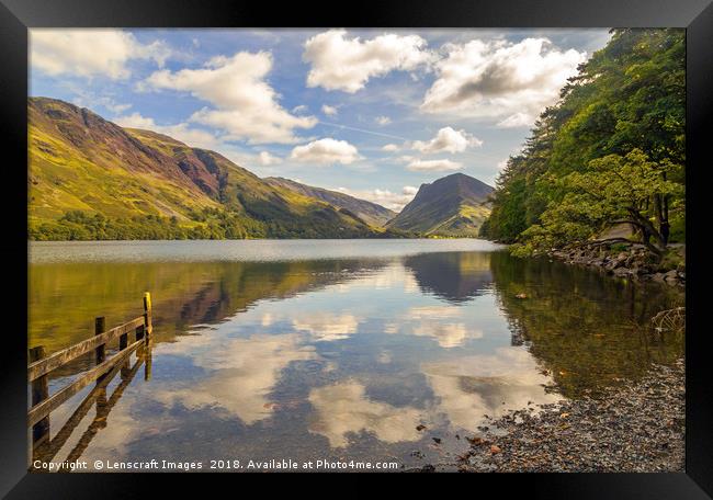 Buttermere looking to Fleetwith Pike Framed Print by Lenscraft Images