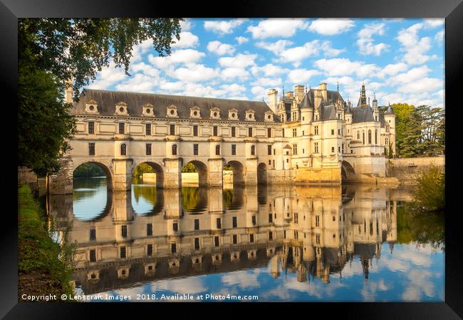 Chenonceau Chateau Framed Print by Lenscraft Images