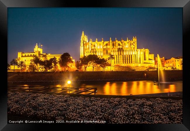 Catedral de Palma, Mallorca, Spain Framed Print by Lenscraft Images