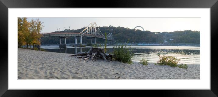 PETER GOES TO UKRAINE | TRUKHANIV ISLAND | KYIV Framed Mounted Print by Peter’s Slideshow