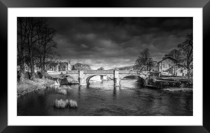 Kendal Lake district Framed Mounted Print by sharon carse