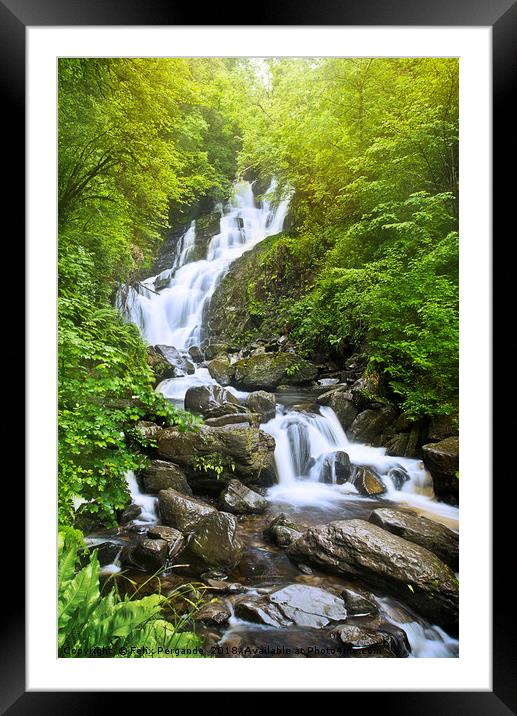 Torc Waterfall Framed Mounted Print by Felix Pergande