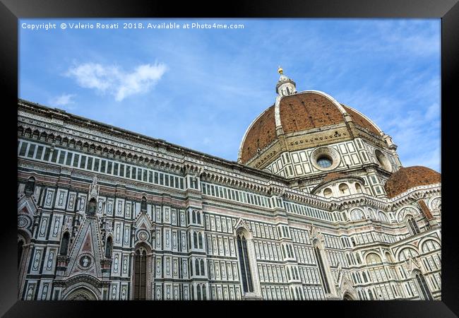 Florence Duomo Framed Print by Valerio Rosati
