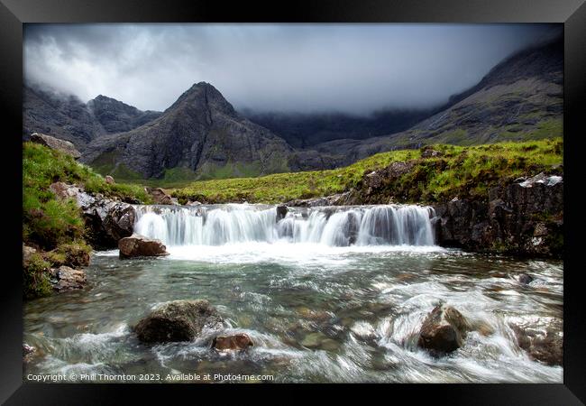 Calm before the storm, Fairy Pools. No.3 Framed Print by Phill Thornton