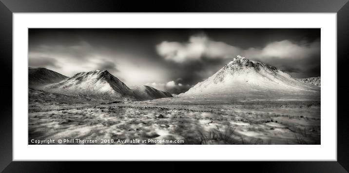 Buachaille Etive Mor No.5 Framed Mounted Print by Phill Thornton