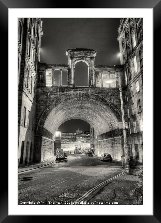 Carlton Road Tunnel and Waterloo Place. Framed Mounted Print by Phill Thornton
