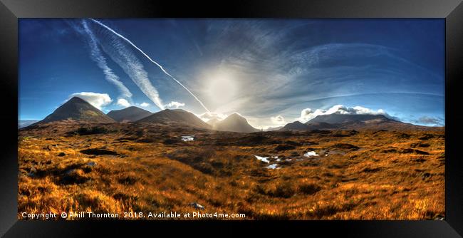 The Cuillin Range No.2 Framed Print by Phill Thornton