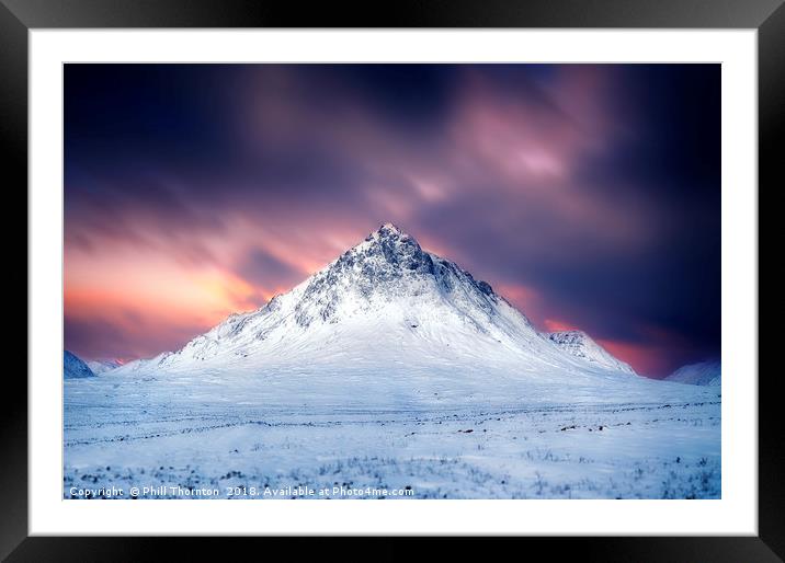 Stob Dearg No.3 Framed Mounted Print by Phill Thornton