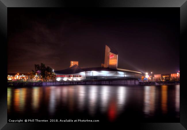 Imperial War Museum North, Salford. Framed Print by Phill Thornton