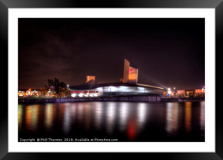 Imperial War Museum North, Salford. Framed Mounted Print by Phill Thornton