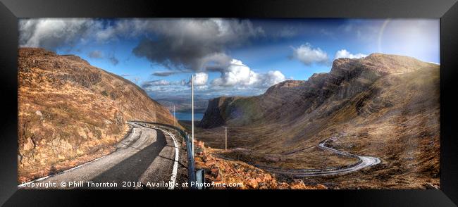 Road to Applecross Framed Print by Phill Thornton